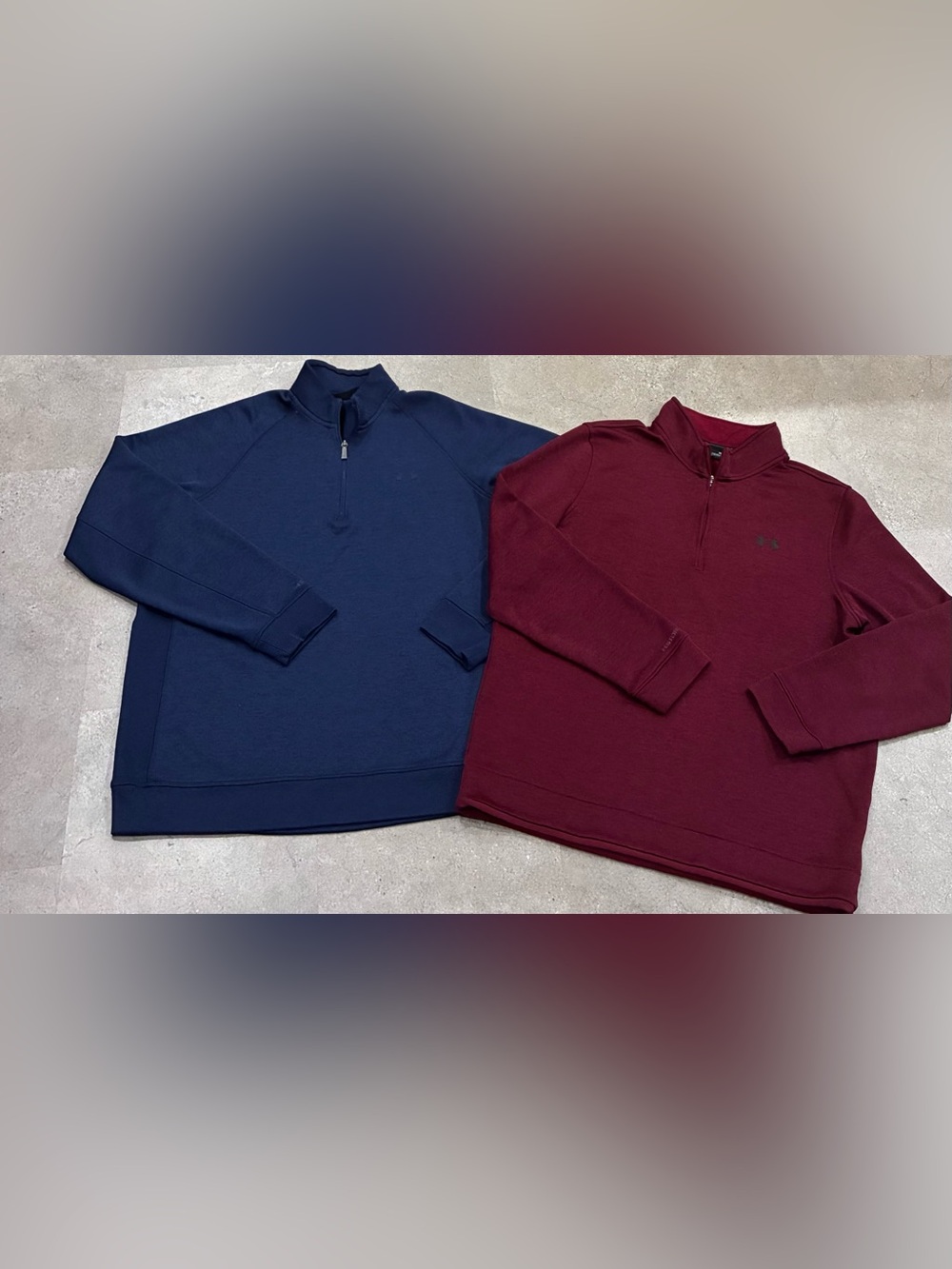 (2) Mens UNDER ARMOUR Storm Pullover Sweatshirts, sz XL
